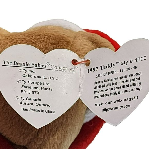 Set Of 3 Vintage Ty Original Beanie‎ Baby 1999 and 1997 - Stuffed Animal Bear - Picture 7 of 16